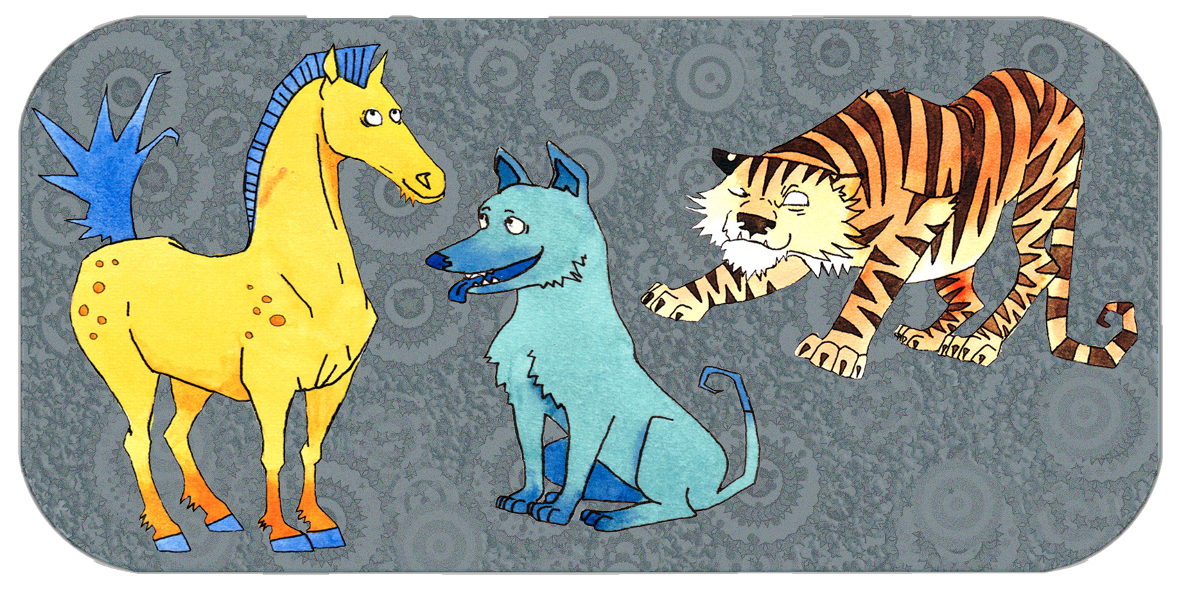 Os Quatro Grupos Compatíveis | San He | Cavalo, Cão, Tigre